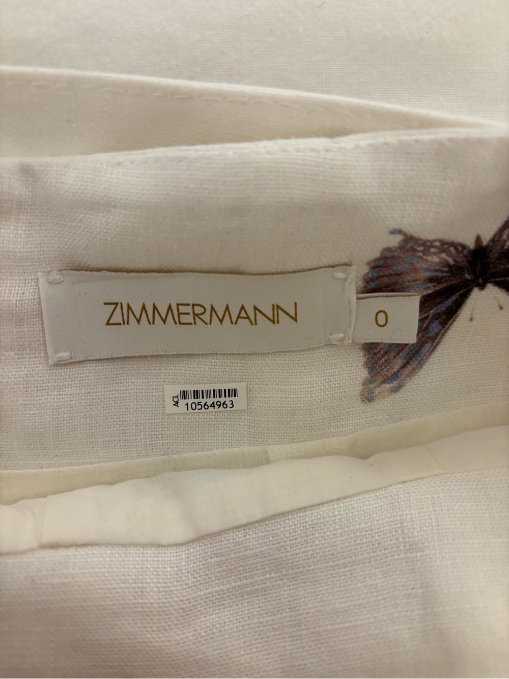 🦋 ZIMMERMANN Luminous Wisteria Butterfly Print Two-Piece Set 🦋 - Picture 12 of 13